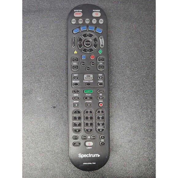 Spectrum UR5U-8780L-TWC Cable Box Remote Control AUX DVD VCR TV CBL - Picture 1 of 4